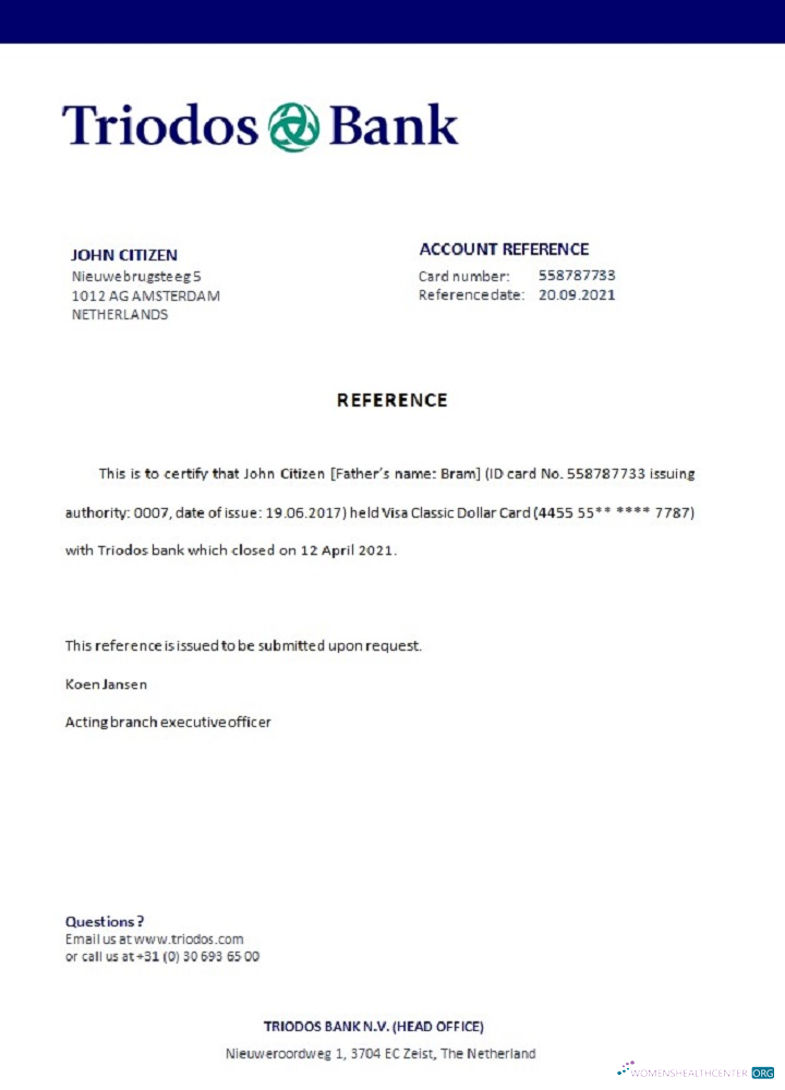 Download Netherlands Triodos bank closure reference Photoshop template